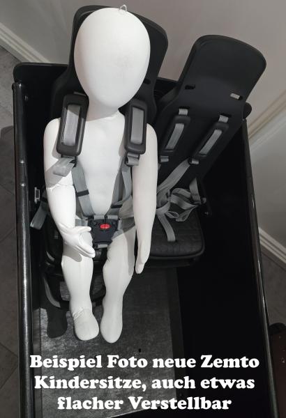 Verstellbarer Kindersitz für Montage in Lastenräder